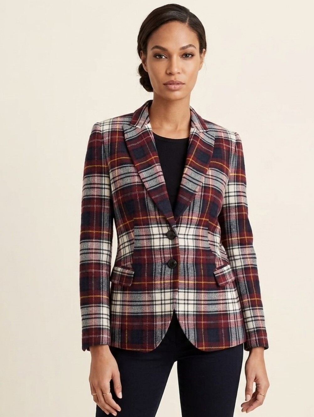 DRYKORN | Woolen Plaid Blazer
